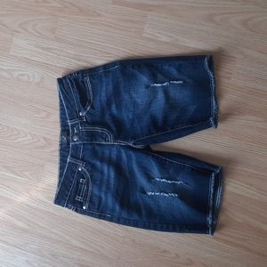 Denim shorts